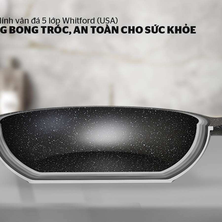 CHẢO SIÊU BỀN ĐÁ SUNHOUSE SBD30