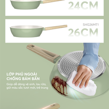 CHẢO PHỦ SỨ NANO ĐÁY TỪ SUNHOUSE HEALTHY SHG20/24/26MT1