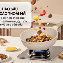 CHẢO PHỦ SỨ AN TOÀN ĐÁY TỪ SUNHOUSE HEALTHY SBDS20/24/26/28MC