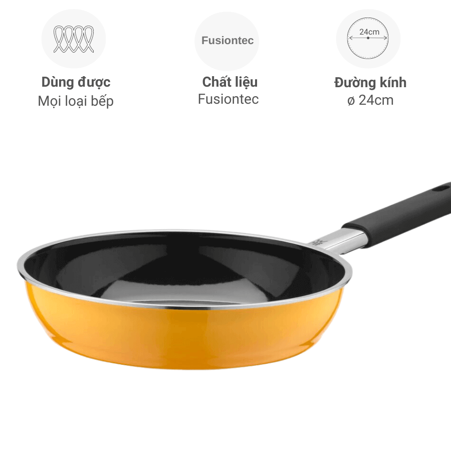 CHẢO RÁN WMF FUSIONTEC 24CM VÀNG 0520595291